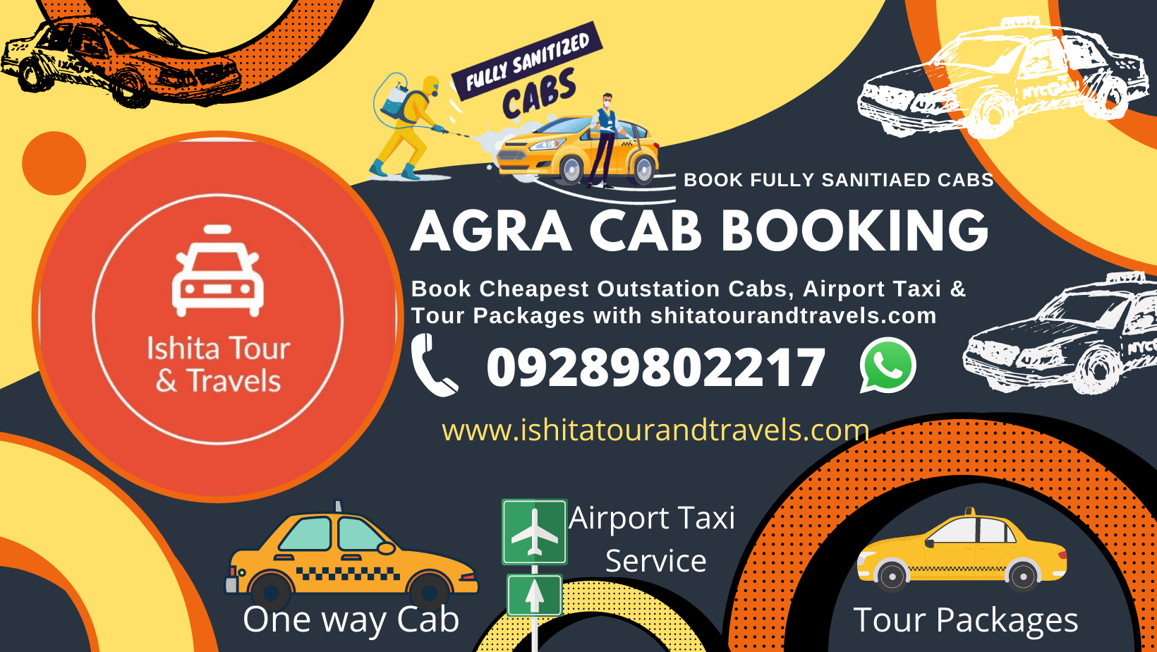 Agra Taxi Service Cheapest Outstation One Way Cab Booking Agra